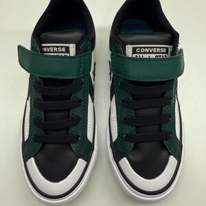 Converse Kids' Black and Green Sneakers